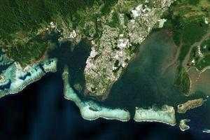 蘇瓦市(首都)衛星地圖-斐濟蘇瓦市(首都)中文版地圖瀏覽-蘇瓦旅遊地圖