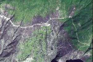 拉哇乡卫星地图-四川省甘孜藏族自治州巴塘县拉哇乡、村地图浏览