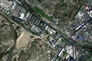 轩岗卫星地图-山西省忻州市原平市轩煤矿区街道地图浏览
