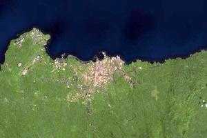 马拉博市(首都)卫星地图-赤道几内亚马拉博市(首都)中文版地图浏览-马拉博旅游地图