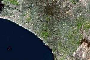 利马市(首都)卫星地图-秘鲁利马市(首都)中文版地图浏览-利马旅游地图