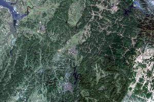 忠清北道卫星地图-韩国光州市中文版地图浏览-忠清北道旅游地图