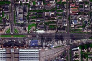 电信局社区卫星地图-北京市海淀区羊坊店街道乔建社区地图浏览