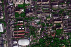 中國氣象局社區衛星地圖-北京市海淀區北下關街道南里社區地圖瀏覽