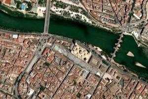 西班牙薩拉戈薩市旅遊地圖_西班牙薩拉戈薩市衛星地圖_西班牙薩拉戈薩市景區地圖