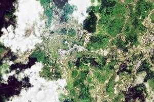 吞盤鄉衛星地圖-廣西壯族自治區百色市那坡縣靖西市吞盤鄉、村地圖瀏覽
