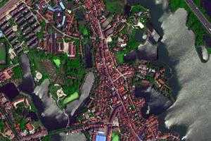 军山卫星地图-湖北省武汉市蔡甸区侏儒山街道地图浏览