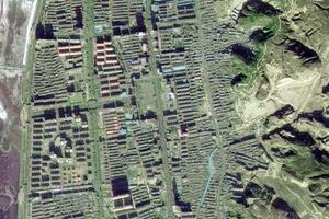 西溝衛星地圖-陝西省榆林市神木市濱河新區街道地圖瀏覽