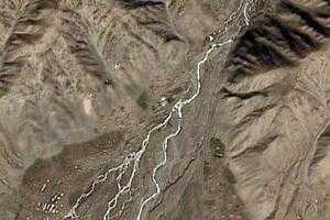 乌拉台哈萨克族乡卫星地图-新疆维吾尔自治区阿克苏地区哈密市伊州区城北街道、村地图浏览