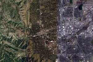 博尔德市卫星地图-美国科罗拉多州博尔德市中文版地图浏览-博尔德旅游地图