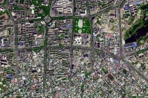 解放路卫星地图-新疆维吾尔自治区阿克苏地区伊犁哈萨克自治州伊宁市伊犁河南岸新区地图浏览