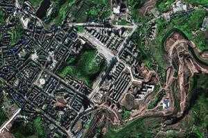 相如鎮衛星地圖-四川省南充市蓬安縣周口街道、村地圖瀏覽
