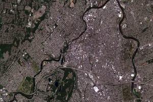 帕特森市卫星地图-美国新泽西州帕特森市中文版地图浏览-帕特森旅游地图