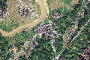 菱角镇卫星地图-广西壮族自治区玉林市博白县菱角镇、村地图浏览