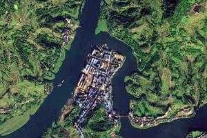 清溪镇卫星地图-四川省达州市宣汉县蒲江街道、村地图浏览