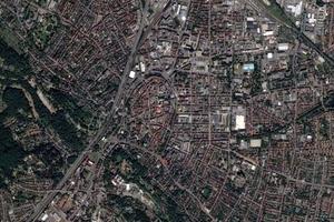 比勒费尔德市卫星地图-德国比勒费尔德市中文版地图浏览-比勒费尔德旅游地图