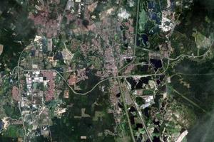 華都牙也市衛星地圖-馬來西亞霹靂州華都牙也市中文版地圖瀏覽-華都牙也旅遊地圖