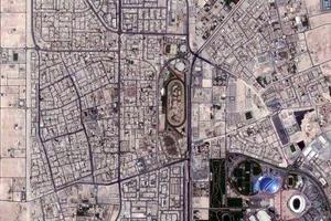 赖扬市卫星地图-卡塔尔赖扬市中文版地图浏览-赖扬旅游地图