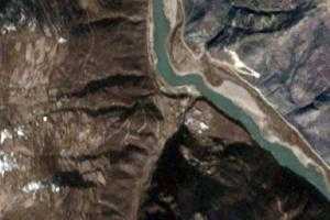 岩比乡卫星地图-西藏自治区昌都市江达县岩比乡、村地图浏览