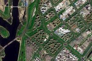 中新天津生态城卫星地图-天津市滨海新区塘沽街道地图浏览