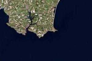 英國侏羅紀海岸旅遊地圖_英國侏羅紀海岸衛星地圖_英國侏羅紀海岸景區地圖