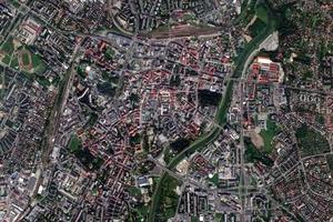 熱舒夫市衛星地圖-波蘭熱舒夫市中文版地圖瀏覽-熱舒夫旅遊地圖