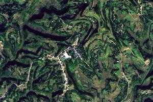 中心乡卫星地图-四川省南充市南部县满福街道、村地图浏览