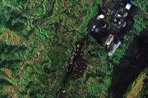 东岳乡卫星地图-四川省达州市通川区凤西街道、村地图浏览