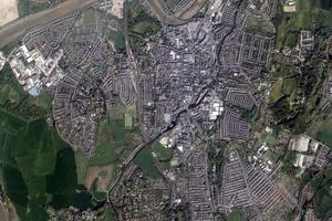 蘭開斯特市衛星地圖-英國英格蘭蘭開斯特市中文版地圖瀏覽-蘭開斯特旅遊地圖