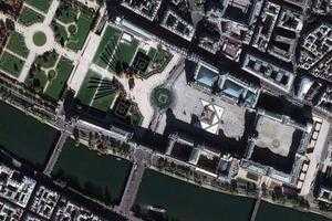 法國巴黎盧浮宮旅遊地圖_法國巴黎盧浮宮衛星地圖_法國巴黎盧浮宮景區地圖