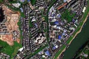 富民衛星地圖-廣西壯族自治區梧州市萬秀區富民街道地圖瀏覽