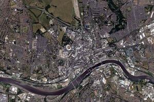 纽卡斯尔市卫星地图-英国英格兰纽卡斯尔市中文版地图浏览-纽卡斯尔旅游地图