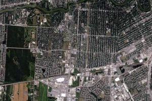 温尼伯市卫星地图-加拿大温尼伯市中文版地图浏览-温尼伯旅游地图