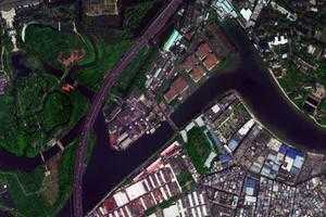華洲衛星地圖-廣東省廣州市海珠區華洲街道地圖瀏覽