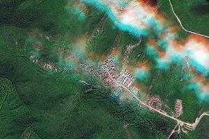 曼日玛乡卫星地图-甘肃省甘南藏族自治州玛曲县河曲马场、村地图浏览