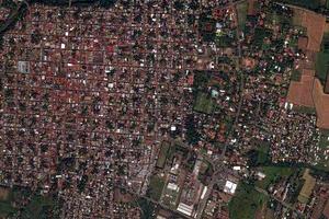 奇南德加市卫星地图-尼加拉瓜奇南德加市中文版地图浏览-奇南德加旅游地图