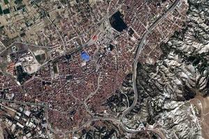 布爾杜爾市衛星地圖-土耳其布爾杜爾市中文版地圖瀏覽-布爾杜爾旅遊地圖