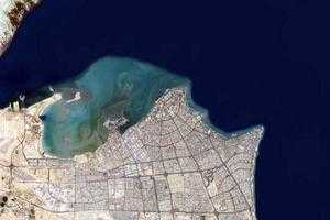 科威特城市(首都)+衛星地圖-科威特科威特城市(首都)+中文版地圖瀏覽-科威特城旅遊地圖
