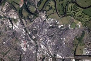 卡萊爾市衛星地圖-英國英格蘭卡萊爾市中文版地圖瀏覽-卡萊爾旅遊地圖