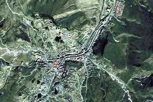 郎木寺镇卫星地图-甘肃省甘南藏族自治州碌曲县郎木寺镇、村地图浏览