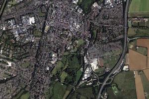 溫切斯特市衛星地圖-英國英格蘭溫切斯特市中文版地圖瀏覽-溫切斯特旅遊地圖