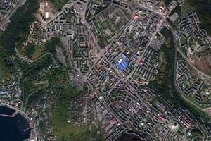 堪察加彼得巴甫洛夫斯克市衛星地圖-俄羅斯堪察加彼得巴甫洛夫斯克市中文版地圖瀏覽-彼得羅巴甫洛夫斯克旅遊地圖
