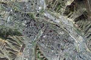西宁市卫星地图-青海省西宁市、区、县、村各级地图浏览