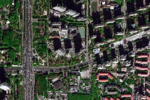 观湖国际社区卫星地图-北京市朝阳区东风地区东湖街道石佛营西里社区地图浏览