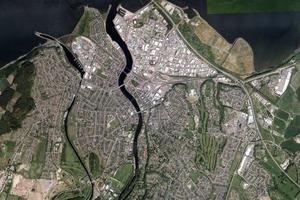 因弗内斯市卫星地图-英国苏格兰因弗内斯市中文版地图浏览-因弗内斯旅游地图