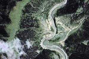 卡娘鄉衛星地圖-四川省甘孜藏族自治州爐霍縣蝦拉沱鎮、村地圖瀏覽
