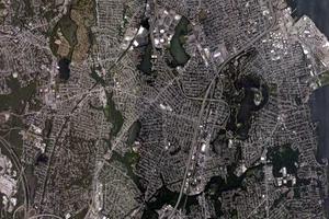 克兰斯顿市卫星地图-美国罗德岛州克兰斯顿市中文版地图浏览-克兰斯顿旅游地图