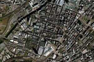 曼彻斯特市卫星地图-英国英格兰曼彻斯特市中文版地图浏览-曼彻斯特旅游地图