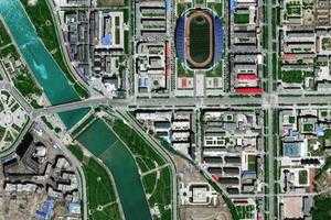 河東衛星地圖-青海省海西蒙古族藏族自治州德令哈市河東街道地圖瀏覽