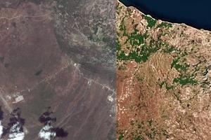 包考市衛星地圖-東帝汶包考市中文版地圖瀏覽-包考旅遊地圖